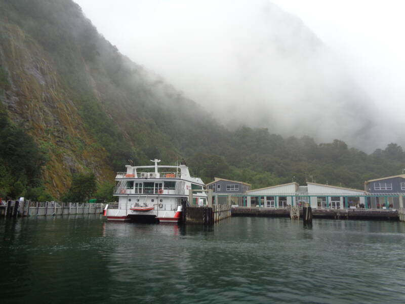 Mar 30, Milford Sound, Queenstown, Jet Boat, Steam Boat, Dinner.
